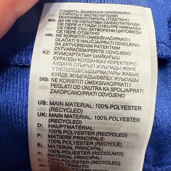 Adidas Men's Blue zip up front Track Jacket in Small NWT - Picture 11 of 11